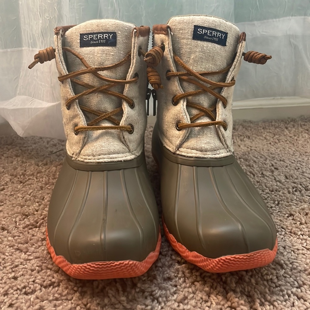 Sperry waterproof duck boots- 8.5M